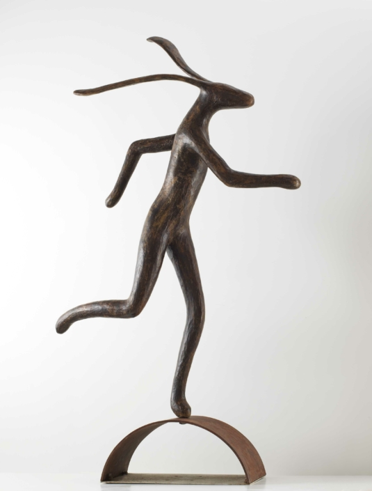 The Jogger | Bronze & Steel | 223x145x63cm | Edition 3 from 12 | Guy du Toit