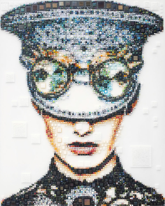 An Cat Dubh | Glass Mosaic | 148x120cm | Isabelle Scheltjens