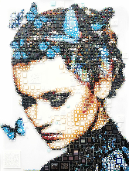 Here In My Head | Glass Mosaic | 152x114cm | Isabelle Scheltjens