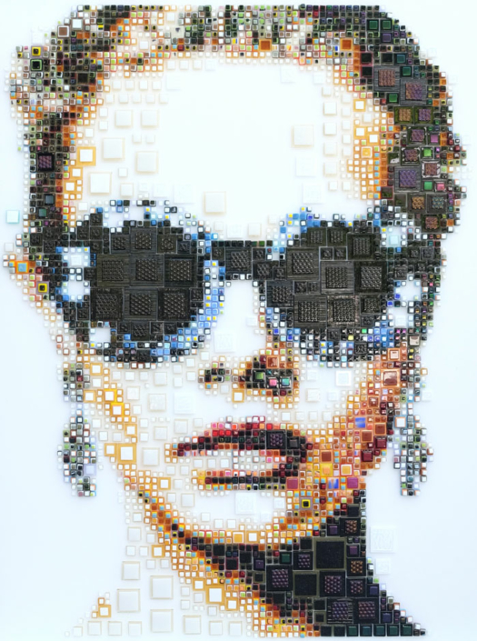 Lilou | Glass Mosaic | 119x90cm | Isabelle Scheltjens