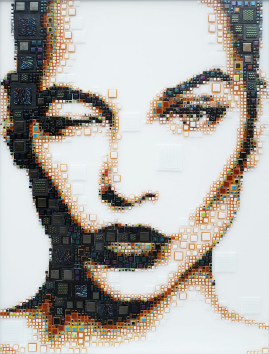 Ma Cherie | Glass Mosaic | 133x101cm | Isabelle Scheltjens