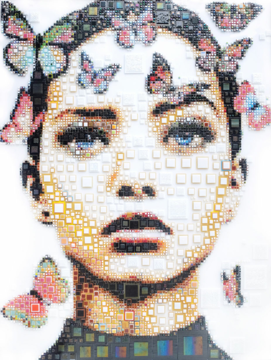 The Dreamcatcher | Glass Mosaic | 177x135cm | Isabelle Scheltjens