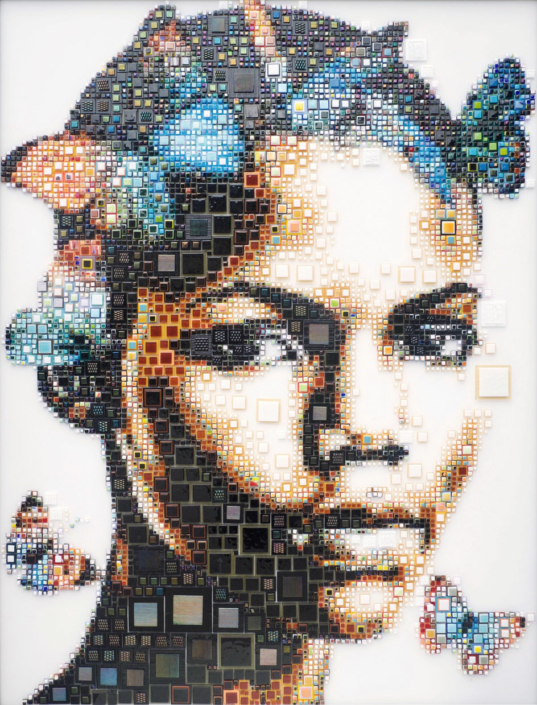 Tsiszu | Glass Mosaic | 166x125cm | Isabelle Scheltjens