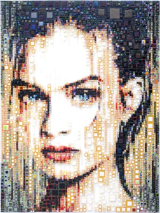 Ocean Eyes | Glass Mosaic | 160x125cm | Isabelle Scheltjens