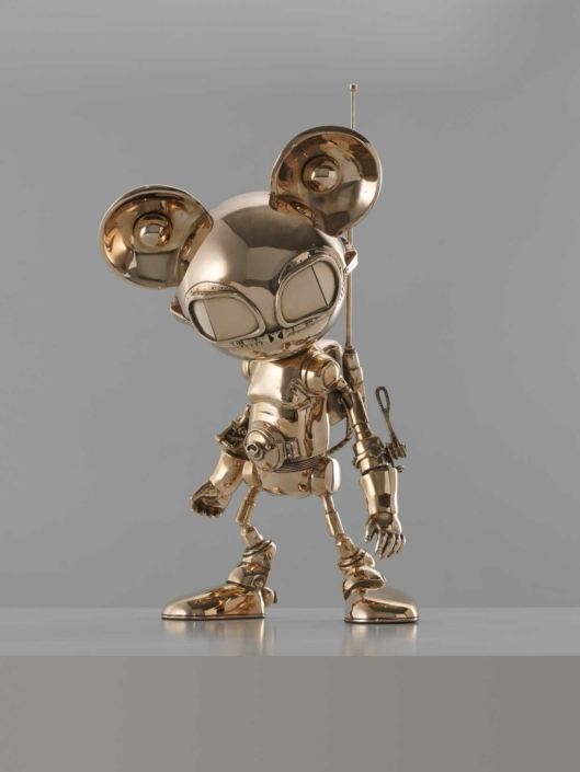 Cyborg Mickey | Bronze | 32x25x60cm | Olivier Pauwels | BOHI