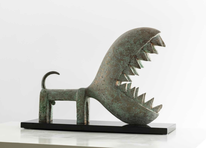 Forever Dog Medium | Bronze | 85x55x25cm | Edition of 10 | Samuel Allerton