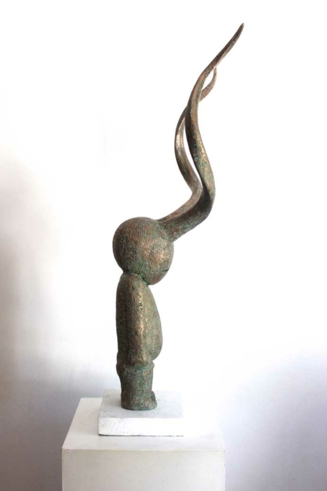 Kudu Boy | Bronze | 52x100x25.5cm | Samuel Allerton