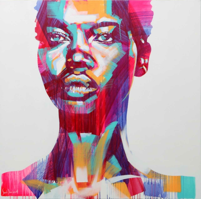 W Series 8/6 | 170x170cm | Acrylic on canvas | Sarah Danes Jarrett