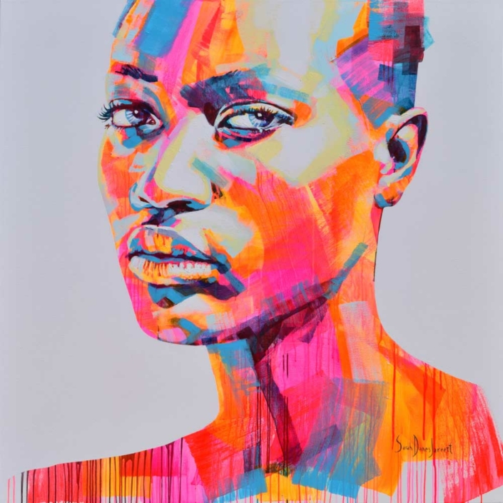 W Series 9/08 | 150x150cm | Acrylic on canvas | Sarah Danes Jarrett